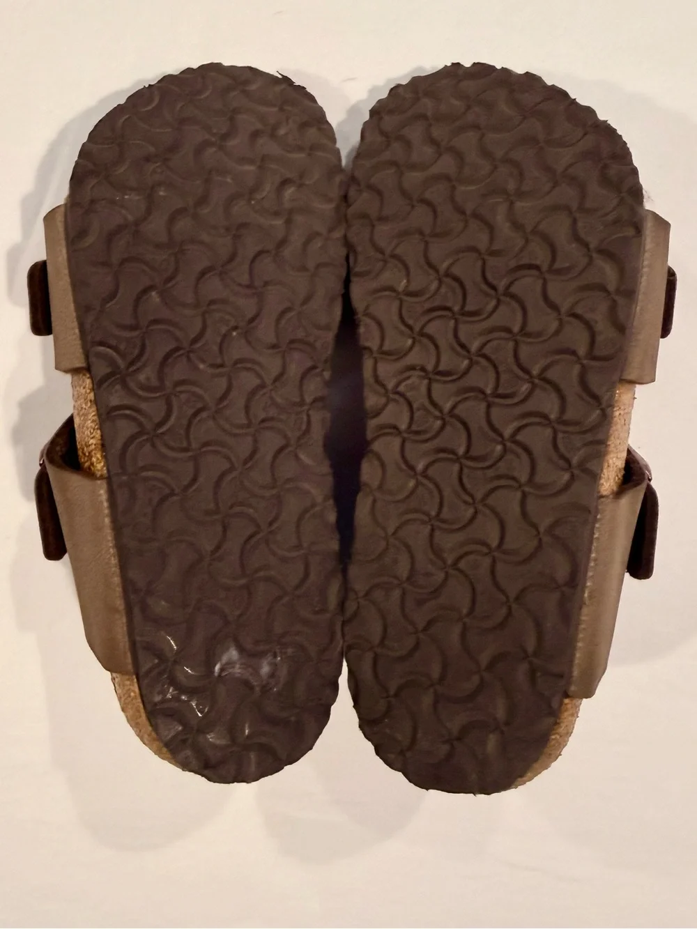 Birkenstock Kids New York Sandals Boys 11 Girls Mocha Two Straps Backstrap